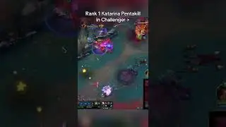 Insane Pentakill Challenger Katarina #leagueoflegends #katarina #challenger