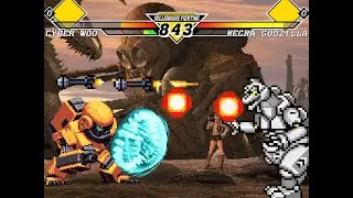 Cyber Woo vs Mecha Godzilla