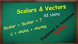 Scalar vs Vector Quantities || Class 11 Physics in Assamese | Chapter 2 Units & Measurement | Part 4