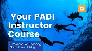 8 Reasons Why You Should Do Your PADI Instructor Course at Abyss Scuba Diving