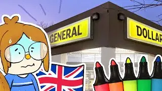 We Spent ONLY $3 at Britain's Dollar Store.. REGRETS?! (Poundland Art Challenge)