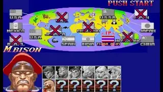 Super Street Fighter M Bison vs Zangeif T  Hawk Balrog Vega Sagat and M Bison
