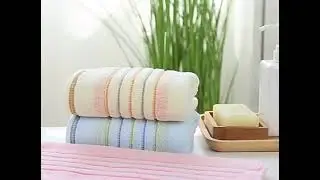 ♻️Bamboo cotton towels are highly absorbent, durable, natural and environmentally friendly