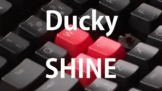 Unboxing Ducky SHINE Cherry MX Brown mechanical keyboard