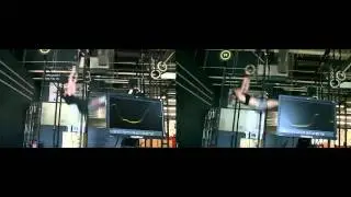 Muscle Up loading vs time using load cell, comparison of two athletes