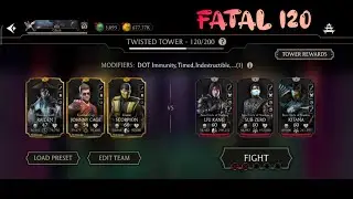MK mobile Battle 120 Fatal Twisted Tower