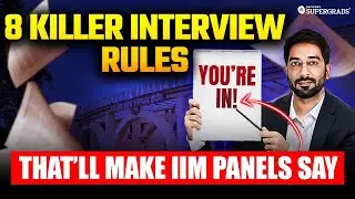 8 Killer Interview Rules to Crack IPMAT 2025 🎯| Impress the IIM Panels with Real & Relatable Answers