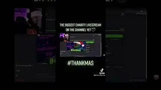I&rsquo;m Moved To Tears On Thankmas Charity Livestream #shorts