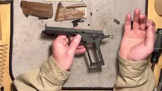 SIG Sauer P210 American Frame Hammer Box Commentary (see newer video for full detail strip)