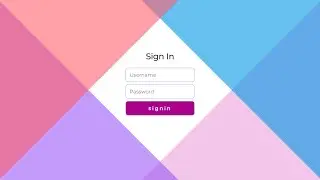 Animated Login Form using HTML CSS