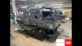 Original Heidelberg SBDZ Cylinder   die cutting machine for sale   size 64 x 90 cm   Gab Supplies Lt