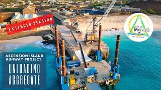 Ascension Island Runway Project: Unloading Aggregate - Extended Version