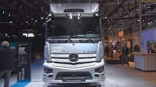 Экстерьер тягача Mercedes-Benz eActros 300 (2023).