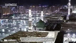 أذان صلاة الفجر السبت 21 رجب 1447 هـ من المسجد النبوي | المؤذن سامي ديولي