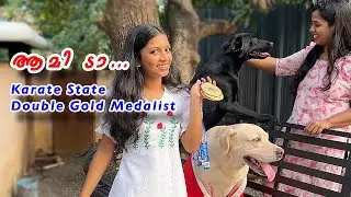 ആമിയ്ക്ക് കരാട്ടെ DOUBLE Gold Medal 🏅🎅 Christmas Dress collections :