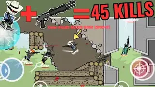 45 Kills With Shotgun in Mini Militia || MINI MILITIA Classic Gameplay