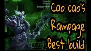 Cao cao's Rampage Best Item Build||Heroes Evolved