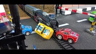 Simulator Train Crash | Rail King Classic Train Vs Sport Cars
