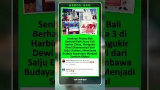 Ukiran Salju Bali Tembus Podium Dunia di China