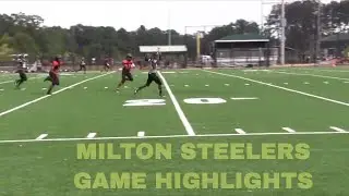 Milton Steelers vs North Henry 12U (Game Highlights)