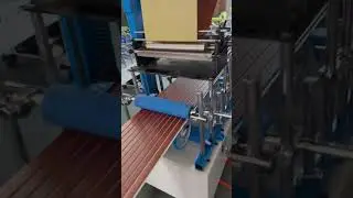 PVC ceiling panel lamination machine #machine #extruder #extrusion #pvc