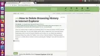 How to delete IE History | How to delete Internet Explorer History