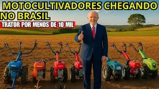 MOTO-CULTIVADORES CHEGANDO AO BRASIL CONHEÇA OS TRATORITOS MAIS BARATOS,  PARA PEQUENOS PRODUTORES