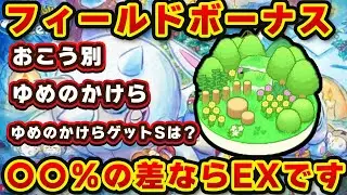 【ポケモンスリープ】ワカクサEXはフィールドボーナス何％差からアリ？ホリデーフィールド選び！！【無課金、微課金】