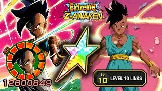 100% EZA F2P TEQ LR MAJUUB LEVEL 10 LINKS SHOWCASE! Dragon Ball Z Dokkan Battle