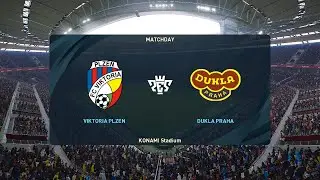 Viktoria Plzeň vs Dukla Praha (24/06/2023) Club Friendlies PES 2021