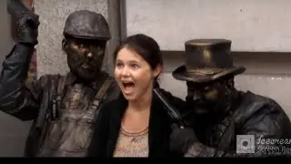 interesting living statues