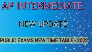 AP inter public exams 2022 //AP inter exams new update//inter exams time table 2022