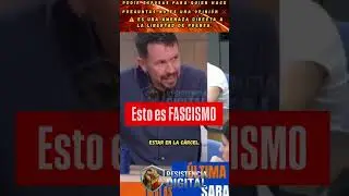 🗣️ Pablo Iglesias AFIRMA que &ldquo;no son periodistas, SON AGRESORES que deber&iacute;an estar en la c&aacute;rcel&rdquo;
