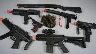 SMG Toy Gun - Airsoft - MP5 - MP7 - Mac10 - Micro Uzi - M870 Shot Gun -Realistic Toy Guns Collection