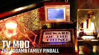 Tv Mod for The Addams Family Pinball by Pedretti Gaming