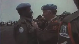 Nigerian Peacekeeping Troops in Lebanon Recieve Medals | March 1982