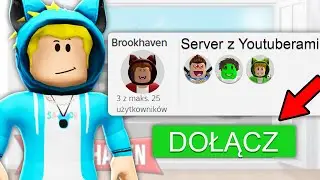 DOŁĄCZYŁEM NA TAJNY SERWER TYLKO dla YOUTUBERÓW na BROOKHAVEN 🏡 RP!
