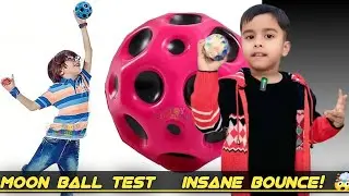 Moon Ball Experiment 🤯 | Kitni High Bounce Karegi?