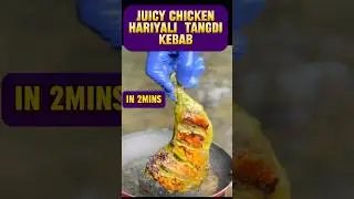 &ldquo;Juicy Chicken Hariyali Tangdi Kebab Riverside 🤤&rdquo; #cooking #food  #chicken#outdoorcooking #camping