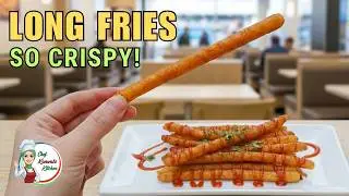 Viral Long Fries Recipe | Street Style Crispy Aloo Fries - No Oven, No Special Tool!