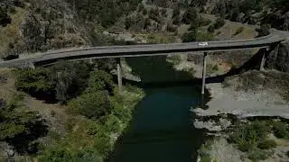 The Rogue River at Graves Creek. (Feat. Graves creek bridge.)