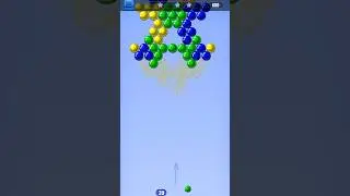 bubble shooter game 😃 || gameplay 😜 level 1 #games #gameplay #gamingvideos  #viral #shorts