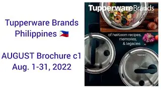 August Brochure c1 2022 Tupperware Brands Philippines