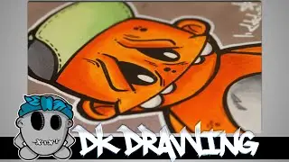 How to draw my new graffiti character Part 4