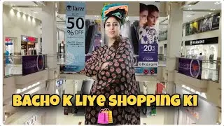 Bacho k Liye Dresses👕 And Shoes Ki👟 Shopping 🛍️ ki | Sales Kafi Achi Lagi Vi |😳