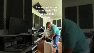 Unboxing Adam Audio T8V speakers. These speakers are a game-changer for my music production setup.