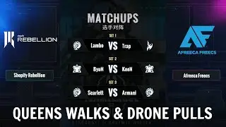 QUEEN WALKS & DRONE PULLS - Lambo vs Trap (ZvP) - Shopify Rebellion vs Afreeca Freecs!
