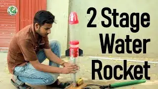 How to  Make 2 stage Water bottle Rocket Very simple method