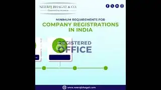 Minimum Requirements for Company Registration in India 🇮🇳✍️
