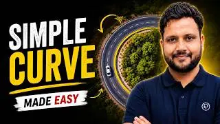 GATE/ ESE I Civil Engineering I Simple Circular curve I Kshitij Sir